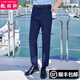微羽軒西褲男職業(yè)直筒褲2022新款工作褲長(cháng)褲正裝上班工裝褲西裝褲 寶藍色西褲(男款) 3XL