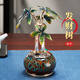 諾詩曼發(fā)財樹擺件辦公室工藝品開業(yè)禮品喬遷禮物客廳玄關酒柜裝飾聚寶盆