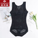 俞兆林【品牌嚴選】莫代爾涼爽加大碼衣連體收腹褲束腰無(wú)痕塑身連體衣托胸提臀美體涼感夏季束身 黑色 3XL 建議145-160斤