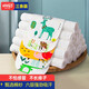 呵護故事 兒童隔汗巾墊背巾0-4-10歲加大純棉紗布寶寶吸汗巾小學(xué)生隔汗 兒童隔汗巾六層大碼 3條裝 動(dòng)物