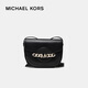 MICHAEL KORS HALLY大號單肩斜挎馬鞍包MK女包輕奢情人節禮物女士