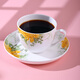 朵彩（DOCARE）朵彩骨質(zhì)瓷早餐杯咖啡杯碟唐山骨瓷茶杯水杯咖啡杯簡(jiǎn)裝 一杯一碟2頭