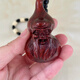 小葉紫檀壽星葫蘆手把件車掛件隨身文玩葫蘆掛件實(shí)木掛飾汽車掛件
