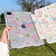 zoyu iPad Pro保護(hù)套Air7/6保護(hù)殼適用蘋果11英寸2025平板iPad11亞克力第10代帶筆槽Y折防彎mini7透明 蝴蝶圖騰【配鋼化膜】 2025款iPad11【A16芯片】/第十代