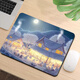 聚盈豐鼠標墊小號辦公家用創(chuàng  )意卡通湊單鼠標墊便攜防滑可水洗個(gè)性游戲鼠標墊 26*21cm冬夜雪鎮小號