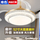 唯色風(fēng)扇燈隱形吊扇燈家用客廳餐廳臥室帶電風(fēng)扇燈扇一體吊燈2024新款 52寸巨風(fēng)扇葉-金色 變頻遙控