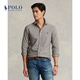Polo Ralph Lauren 拉夫勞倫男裝 經(jīng)典款棉成衣染色襯衫RL15953 020-灰色 M