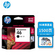 惠普（HP）46墨盒 適用 2020 2520 2529 2029 4729 46 墨盒 46黑色墨盒（約1500頁(yè)）