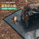 曦途（XITU）露營(yíng)防火墊卡式爐隔熱墊燒烤爐子戶(hù)外耐高溫防燙阻燃毯折疊防燃布 升級硅膠款L/60x50cm