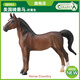 COLLECTA英國CollectA我你他農場(chǎng)動(dòng)物模型玩具88954美國騎乘馬肝栗色2022