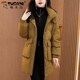 啄木鳥(niǎo)美拉德棉服女中長(zhǎng)款寬松加厚棉衣時(shí)尚2025新款冬季棉襖外套 伽羅色 M 建議105斤以下