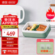 ERNTE昂特便攜飯盒德國(guó)免注水熱飯神器智能料理盒電加熱飯盒電熱保溫自熱便當(dāng)盒上班族電熱飯盒 0.7L 復(fù)古綠【高配版/有WIFI】