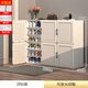 蔻絲簡(jiǎn)易鞋柜家用門(mén)口經(jīng)濟型新款2024爆款室內多層入戶(hù)收納鞋架子 3列6層象牙白