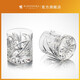 ELEONORA 1834歐若拉捷克原裝進口水晶洋酒對杯禮盒裝伴手禮家用耐高溫手工雕刻 兩只禮盒裝