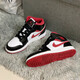 耐克（NIKE） AIR JORDAN 1 AJ1 中邦 黑酒紅腳趾  運動(dòng)鞋 板鞋 女鞋 男鞋  554724/DJ4695-122 42.5