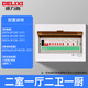 德力西電氣 配電箱 CDEN1升級(jí)款家庭用強(qiáng)電箱 空開(kāi)斷路器照明箱開(kāi)關(guān)盒 明裝二室一廳二衛(wèi)一廚【套裝】