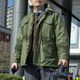 赫利肯戰地風(fēng)衣M65美式復古經(jīng)典工裝夾克 秋冬保暖防風(fēng)上衣外套含內膽 軍綠色（含內膽） M (高170-180cm 重150-170斤)