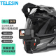 TELESIN action4/5pro摩托車支架適配GoPro12 11頭盔下巴支架運動相機摩托車騎行配件 摩托車頭盔（黃金騎士角度）