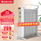 格力（GREE） 格力取暖器家用省電烤火爐硅晶電熱膜無光寶寶防燙電暖器節(jié)能暖風機電暖氣防水高端快熱爐 香檳金 2100W