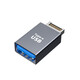 塵土 Type-e轉接頭USB3.1前置擋板線Type-E轉Type-C母 SATA主板 PCI拓展 Type-e公轉USB母 【一個裝】