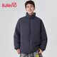 班尼路（Baleno）棉服男冬季加厚保暖防風(fēng)立領(lǐng)面包服外套純色百搭休閑大碼棉襖襖子