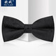 歐妖新款領(lǐng)結男正裝結婚韓版蝴蝶結男士英倫領(lǐng)結伴郎新郎婚禮黑色潮 吉祥黑
