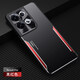 奧凱羅 OPPO Reno8 Pro手機殼鏡頭全包金屬保護套5G防摔磨砂散熱商務(wù)男女新潮時(shí)尚網(wǎng)紅新款 OPPO Reno8 Pro【黑紅色】全屏鋼化膜