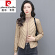 皮爾卡丹高檔品牌女裝羽絨服內(nèi)膽女輕薄長(zhǎng)袖內(nèi)搭圓領(lǐng)修身貼身保暖馬甲秋冬季顯瘦 卡其色 XL (115-125斤)