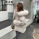 舒芳蝶棉服女短款新款秋冬季棉衣韓版寬松連帽加厚面包服保暖棉襖外套衣 圖片色 S