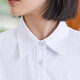 奕卬 白色襯衫女長(cháng)袖韓版女職業(yè)工裝工作服夏季新款襯衣修身顯瘦 L (95-105斤)