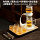 介屋 玻璃功夫茶具套裝家用輕奢用品自動(dòng)懶人泡茶神器辦公室會(huì )客高端 向陽(yáng)(白)+螺紋+賢佐+茶筆茶巾