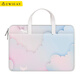 帝伊工坊 筆記本手提電腦包女小清新可愛(ài)適用蘋(píng)果macbook air13pro16小米14個(gè)性輕便包 翱翔云端 13-14英寸