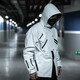 ENSHADOWER隱蔽者潮流外套男休閑戶外連帽運動夾克 白色 2XL