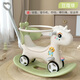 幼貝臣兒童木馬搖搖馬玩具嬰兒大號(hào)搖馬寶寶健身戶外兩用木馬多功能搖馬 新可愛(ài)馬豆蔻綠+靠背+推桿+護(hù)欄