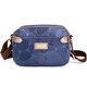 盛裝舞步潮流字母帆布女士斜挎包多層拉鏈旅游小包媽媽包收錢(qián)包背包137 黛藍色