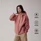 FJALLRAVEN北極狐2024年新款男女戶外防水沖鋒衣連帽防風外套08241222 300砂粉玫瑰【女08241222】 L 【AL】