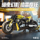 潘洛斯寶馬摩托車模型川崎杜卡迪機(jī)車積木拼裝成人高難度巨大型男孩玩具 哈雷摩托車1:5燈光版2427顆粒110 兼容樂高摩托車積木機(jī)械組模型