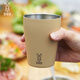 DOD 日本戶(hù)外露營(yíng)野營(yíng)野炊不銹鋼可堆疊杯MG1-859-TN日式簡(jiǎn)約防燙杯 卡其色 MG1-859-TN