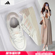 阿迪達(dá)斯 （adidas）三葉草女鞋 25夏季新款運(yùn)動鞋輕便休閑鞋透氣潮流板鞋時尚小白鞋 【新品】少女淺粉-時尚板鞋/熱推 38
