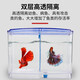 益科達魚(yú)缸隔離孔雀魚(yú)繁殖盒孵化盒斗魚(yú)熱帶魚(yú)小魚(yú)幼魚(yú)特大號隔離箱產(chǎn)房