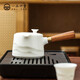 一品仟堂日式側(cè)把茶壺陶瓷沖茶壺家用泡茶壺大容量白茶壺過濾側(cè)把壺 萬里江山側(cè)把壺
