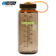 樂基因（nalgene）塑料杯子運(yùn)動(dòng)水壺大容量男女耐摔便攜開水泡茶簡約水瓶美國進(jìn)口 樵木色 400ml