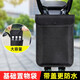 TDGO【單色清倉】電動車掛物包防水電瓶車收納袋手機小掛包自行車掛兜 基礎(chǔ)款-黑色【雙層加厚】