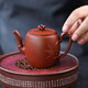 宜砂匠心宜興紫砂壺小花器150ml創(chuàng  )意太湖石竹節壺 手工茶壺高中端禮品單壺 清水泥太湖石竹-范老師