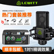 萊維特（LEWITT） LCT 249 PRO電容麥克風(fēng)手機電腦網(wǎng)絡(luò )K歌錄音直播設備全套艾肯聲卡套裝 249PRO+艾肯2nanos套裝