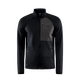 COMPRESSPORT 夸夫特冬季訓(xùn)練跑步上衣抓絨夾克戶外運(yùn)動(dòng)防風(fēng)保暖透氣衛(wèi)衣 黑色 M
