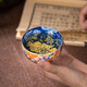 陶福德景德鎮陶瓷手繪青花粉彩琺瑯彩萬(wàn)花主人杯女功夫茶杯品茗杯單杯 手繪萬(wàn)花琺瑯彩品茗杯 70ml
