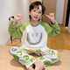 兒童純棉睡衣春秋男童長(zhǎng)袖2025新款秋季青少年中大童小男孩家居服 41340 140 【童16碼】135-145CM55-68斤