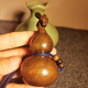 金絲楠木精品龍頭葫蘆福祿木雕車掛飾創(chuàng)意天然材質(zhì)原木擺件手把件 陰沉木7.8cm