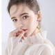 曉色耳環(huán)女氣質(zhì)高級感糖果色幾何菱形耳環(huán)2025新款潮法式網(wǎng)紅氣質(zhì)耳飾 香檳金綠色E0927綠